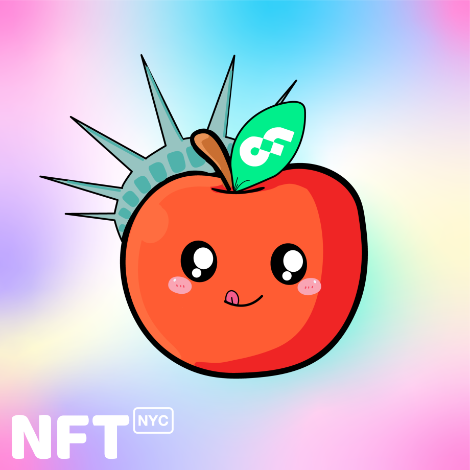NFT NYC Flow - Big Apple Designed by The Concession Stand NFT asset