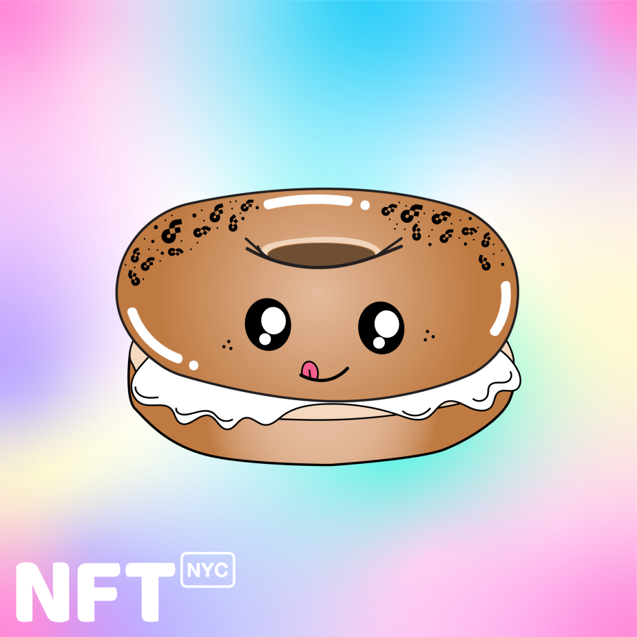 NFT NYC Flow - Bagel Designed by The Concession Stand NFT asset