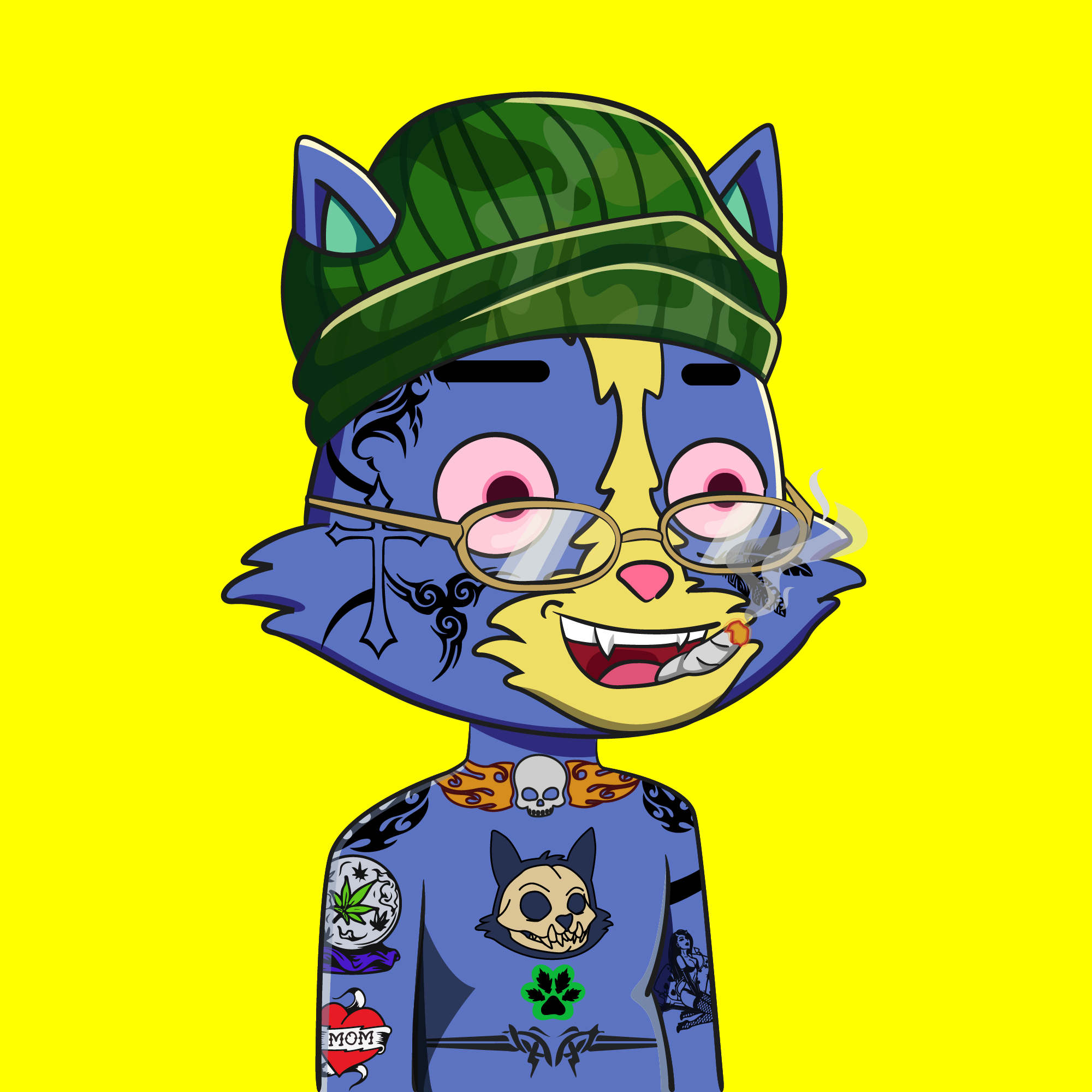 Stoned Cat #5171