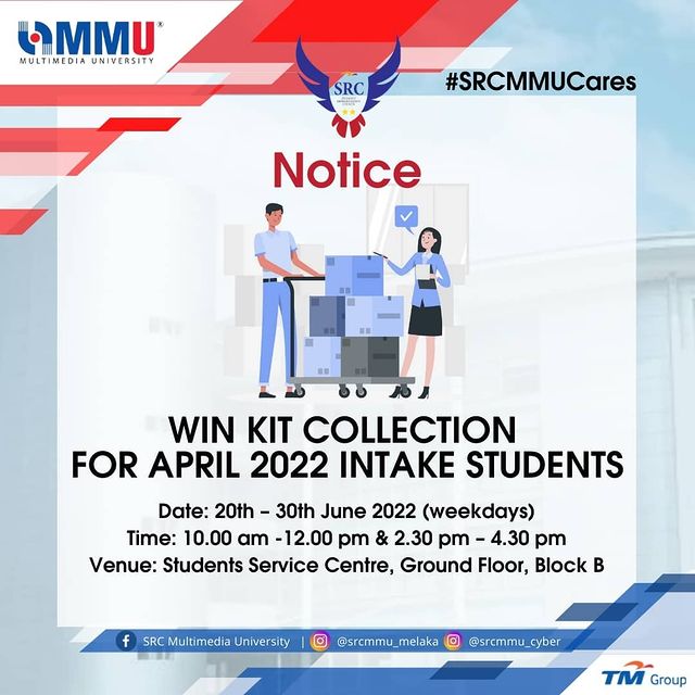 Kit collection for MMU students.