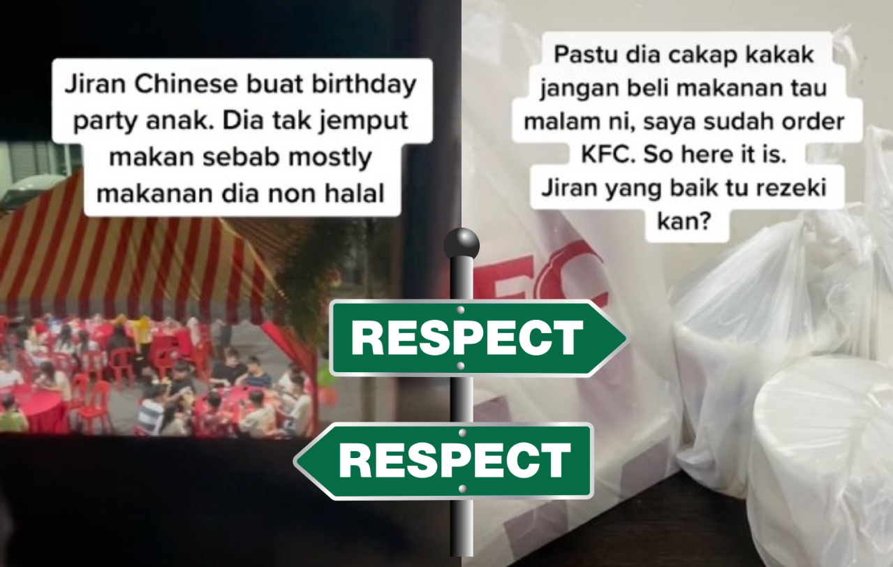 Now this is the true spirit of 1 Malaysia!
