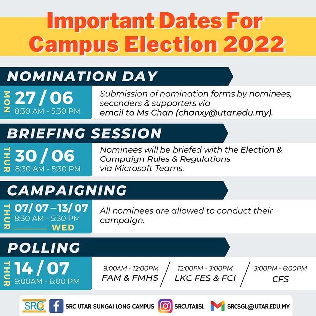 UTAR Sg Long annual campus election. 