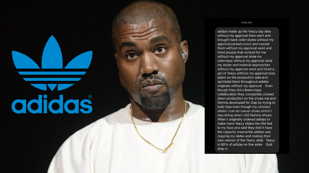 Not only did Kanye not approve of it, Adidas had also ripped off his Yeezy slides while stating they had no capacity to produce more products.