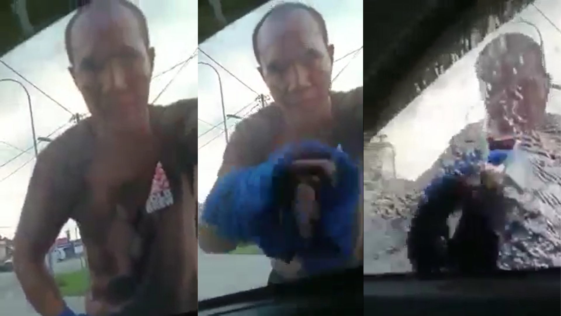 Viral: Police Arrests Mad Driver Who Smashed Pregnant Woman Car Window