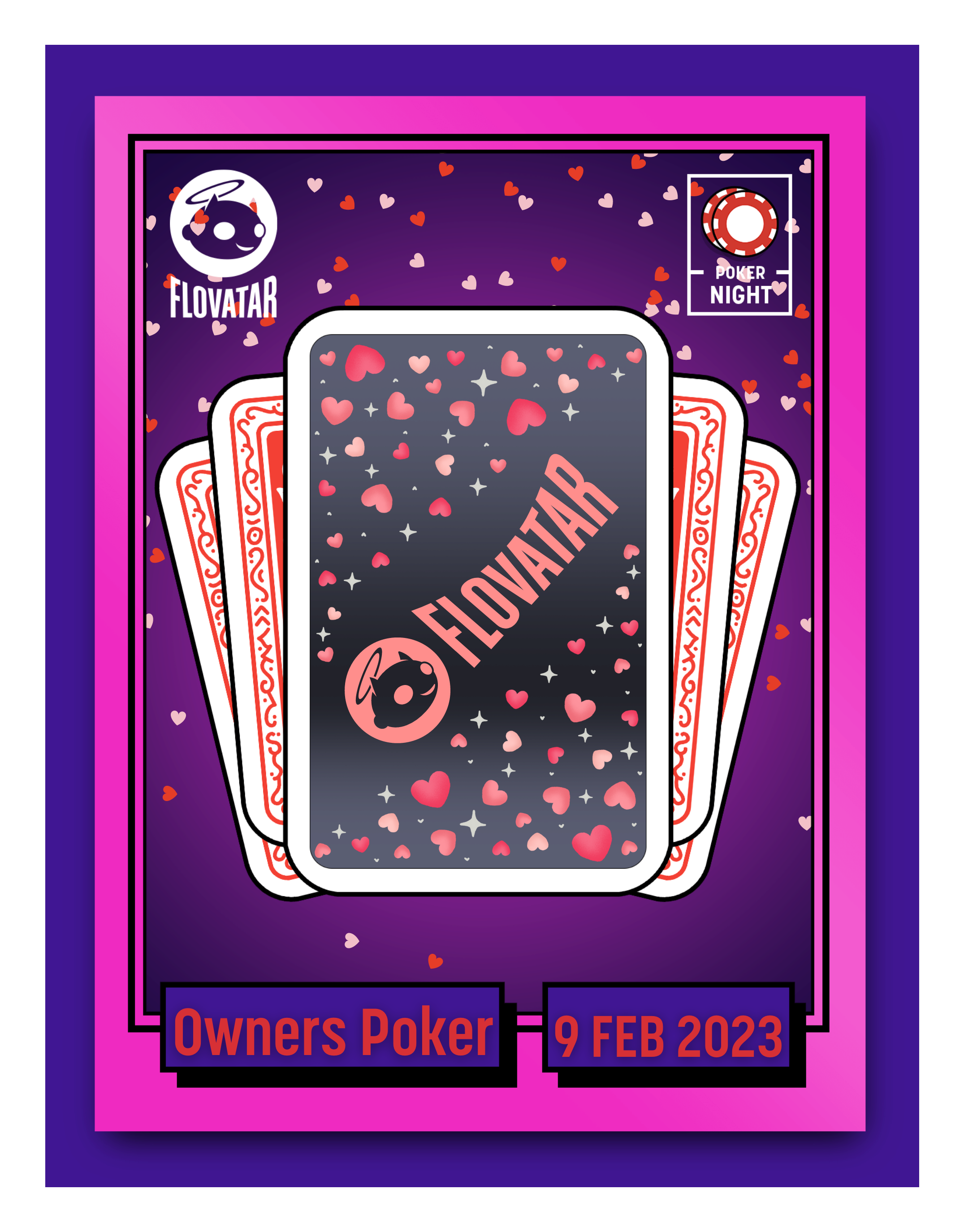 Flovatar Owner Feb. poker night asset