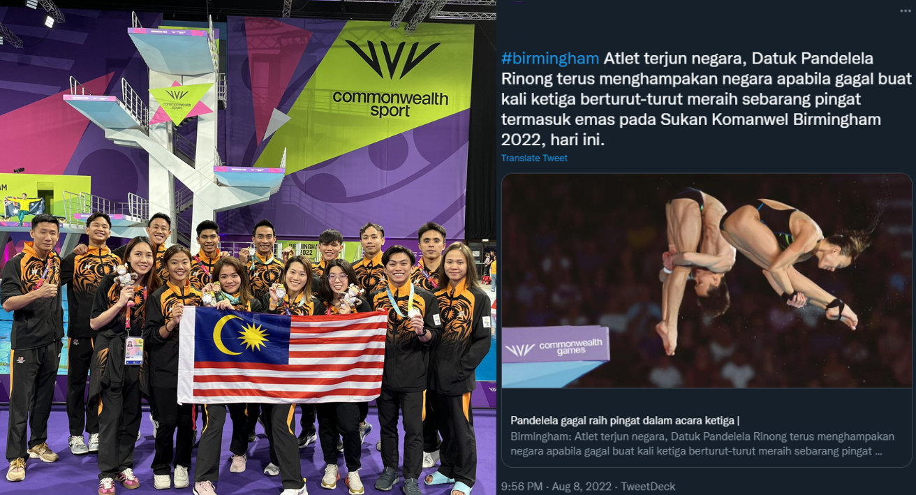 Local Newspaper Slammed After Calling Pandelela’s Performance “Disappointing” At Commonwealth Games