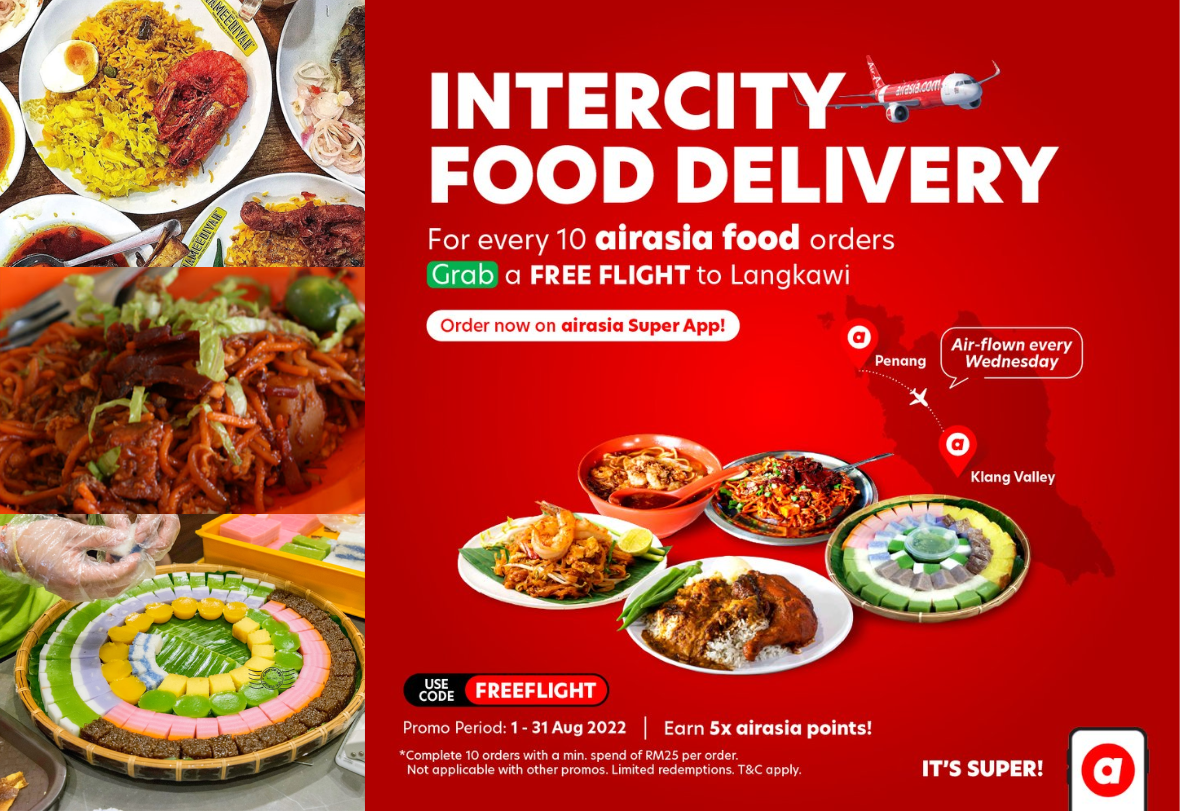 AirAsia Food Announces Penang To Klang Valley Food Delivery! 