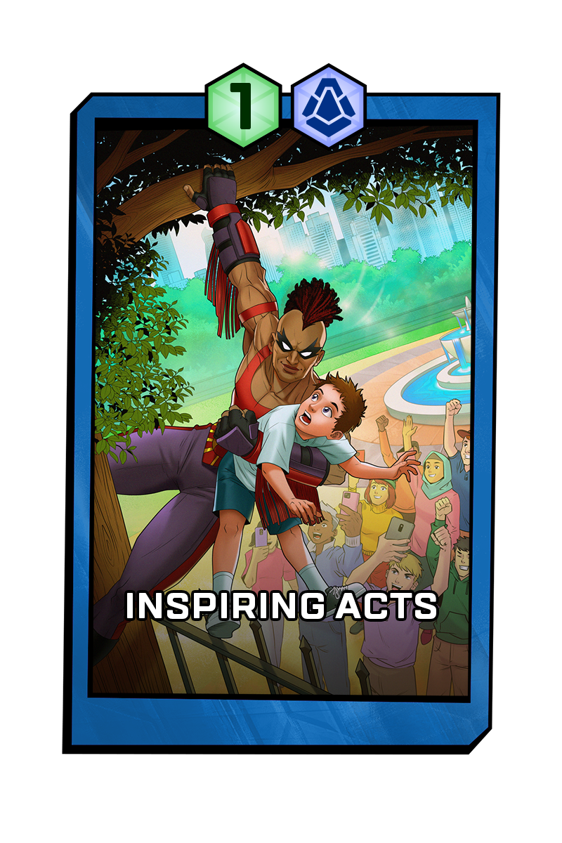 Inspiring Acts - Emergents TCG Card